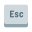 Esc icon