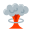 Nube de hongo icon