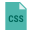 Ficheiro CSS icon