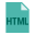 HTML文件类型 icon