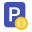 Gebührenpflichtiger Parkplatz icon