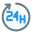 24h Service icon