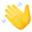 emoji con la mano agitata icon