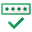 Código PIN ok icon