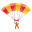 parachute-emoji icon