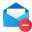 開いている封筒を削除する icon