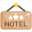 Hotel Sign icon