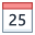 Calendario 25 icon