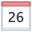 Calendario 26 icon