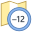 Timezone -12 icon