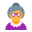 Donna anziana tipo di pelle 3 icon