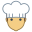 Cocinero de sexo masculino icon