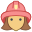 Bombero de sexo femenino icon