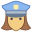 Policeman Female icon