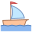 Barco à vela pequeno icon