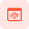 Cloud Computing download button under the landing page template icon