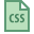 CSSファイルタイプ icon