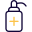 Alcohol based sanitizer for hand and other body parts cleaning icon