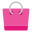 Visão traseira da bolsa icon