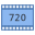 HD 720p icon