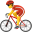 hombre en bicicleta icon