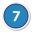 Circled 7 icon