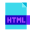 HTMLファイルタイプ icon