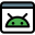 Default web browser of Android operating system icon