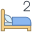 Two Beds icon