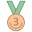 Medalla de tercer lugar icon