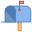 Mailbox Opened Flag Up icon