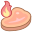 Steak brûlant icon