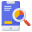 Mobile research icon