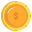 Dollar argent icon