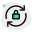 синхронизация-внешних файлов с логотипом-замком-изолированными-на-белом-фоне-данных-зеленом-tal-revivo icon