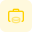 Job availability as a medicine representative with a briefcase Logotype icon
