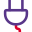 European standard pin phone charging and data syncing port icon