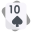 12 Ten of Spades icon