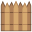 Barriera difensiva Legno icon