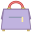 Visão traseira da bolsa icon