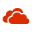 Красный OneDrive icon