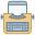 Пишущая машинка с планшетом icon