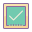 Ausgefüllte Checkbox icon