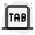 Tab function key for shifting to next menu icon