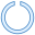 Círculo con corte icon