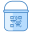 Pot de peinture avec QR Code icon