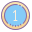 1 en círculo icon