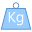 Poids (kg icon