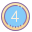 4 en círculo icon