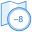 Zeitzone -8 icon